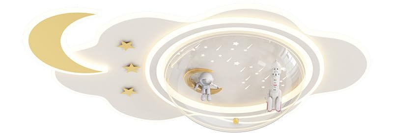Plafonnier LED chambre enfant astronaute pour illuminer les nuits