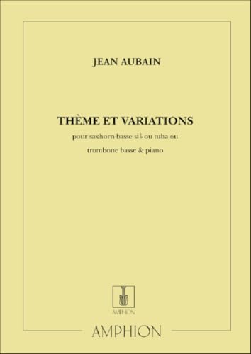 Thème et Variations Tuba - Édition imprimée haute lisibilité - 2