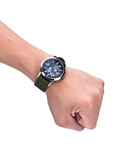 2 cinturini di ricambio in nylon, colore verde