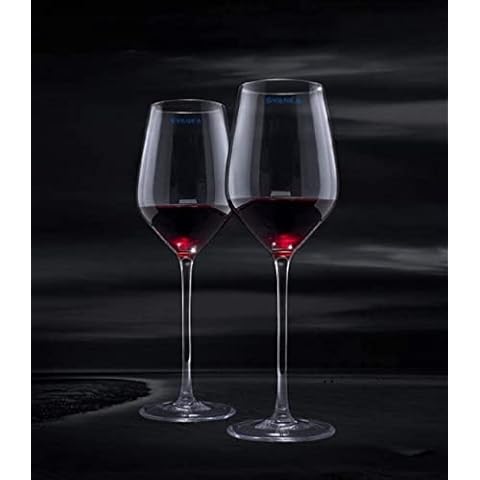 Syanka Premium Wine Glasses Set of 2 Ideal for White or Red Wine Glass, Non-Lead Crystal Clear, 330 ML Cover