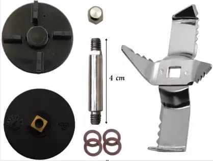 NECHU Mixer Grinder Chutney Jar Stainless Steel Blade Set with Coupler Mixer Grinder Coupler