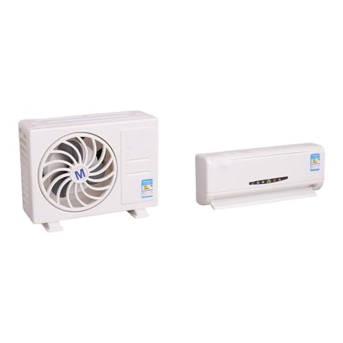 ZYHARUKO Interaktive Kleine Solar Klimaanlagen Modellbau Sicherer ABS BAU Puppenhäuser Und Mint Lernen Für Kinder Puppenhäuser Klimaanlagen...