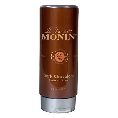 Monin Gourmet Dark Chocolate Sauce Cover
