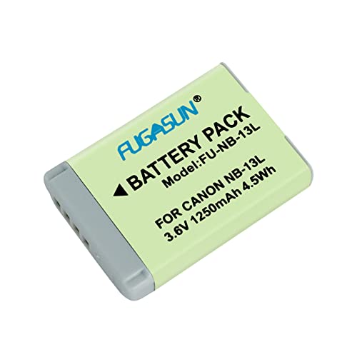 image for FUGASUN 1 pcs 1250mAh NB-13L NB13L Battery With Battery Charger for Ca
