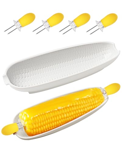 Corn Holders for Corn on the Cob, Ceramic Corn Cob Holders,