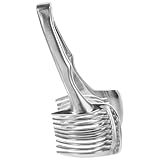 JEWEDECO Gemüse und Obstschneider Klemme aus Lebensmittelellem Aluminiumlegierung Vielseitiges Fruchtschneidewerkzeug mit Fingerschutz für Küche und Haushalt