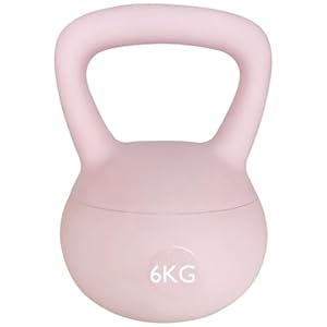 Soft Kettlebell Iron Sand, Kugelhantel 4-10kg Stoßsichere Gewichte Freundlich für Boden und Benutzer, Schwunghantel Kugelgewicht Geeignet für Anfänger Hause Kettlebell Training