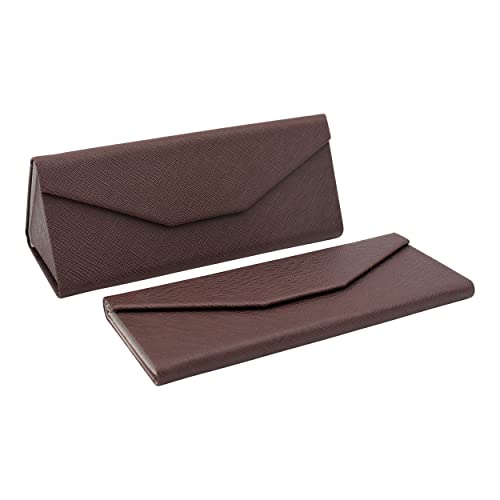 Image of Real Sic Glasses Case for Men and Women - Magnetic Folding Hard Shell Sunglass Holder - Inspired by Solid Color