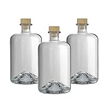 Komplett mit Korken zum professionellen Verschliessen.
