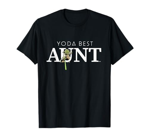 T-shirt Yoda Best Aunt Star Wars pour réunion de famille