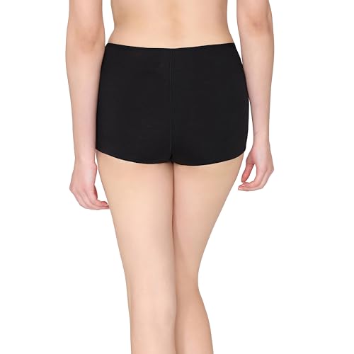 Image of Lavos Boy Shorts for Women, Bamboo Cotton Underwear for Womens, Girls Boys Short Pants for Regular Wear, Mid Waist Soft Elasticated Boxer Briefs, Long Boyshorts Panties for Ladies