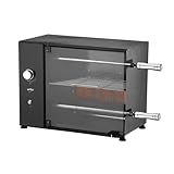 Churrasqueira a Gás Rotativa Apartamento Arke Duetto 2 Espetos + Grelha Gás Glp 220v