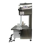 Serra Fita Com Moedor Boca Número 5 Lâmina 1,46mts Semi Inox Delta Grill Bivolt