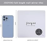 Wall Mirror Full Length, on Door Mirror, Cheap Mirror Acrylic, shatterproof Gym Mirrors for Home Gym, 8"X8"-4 Pcs, Workout Non Glass Mirrors for Bedroom, Over Door Mirrors Kids - Image 3