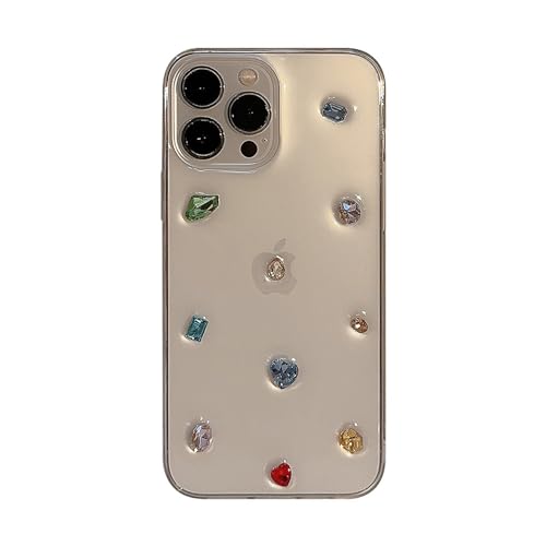 PODSI ���؂�3 D���킢�����C���X�g�[�������V���J�Q���g�уP�[�X For iPhone 15 14 13 12 11 Pro Max X XR XS Max�g�уP�[�X�\�t�g�P�[�X���W�ɓK���Ă��� (Color : Clear, Size : For 
