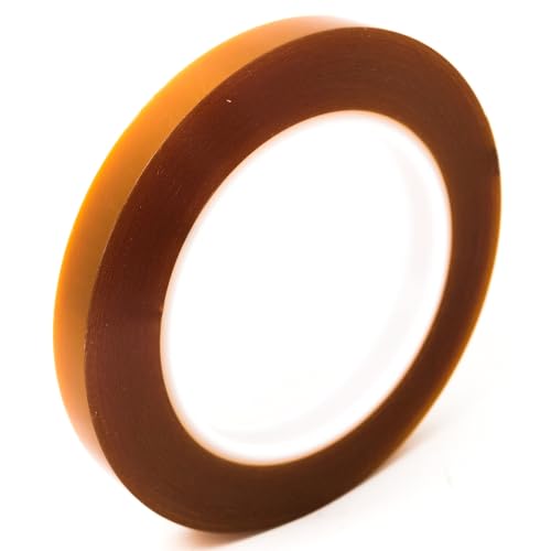 Image of Bertech Double-Sided Polyimide Tape, 1 Mil Thick, 7 /8 Inch x 36 Yards