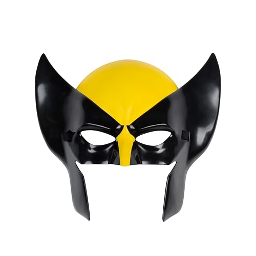 MARVEL Wolverine Official Adult Halloween Accessory Kit - Plastic Mask with Elastic Strap plus Two Claw Accessories image 4