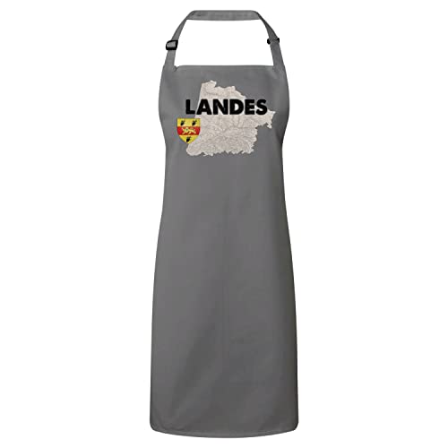 Tablier cuisine gris Landes 40 pour cuisiner à Dax en Aquitaine