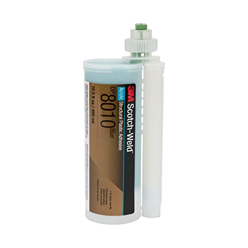 Scotch-Weld Structural Plastic Adhesive DP8010, Blue, 490 mL Duo-Pak