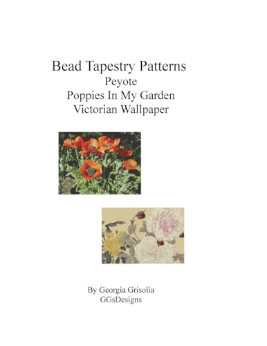 Bead Tapestry Patterns Peyote Poppies In My Garden Victorian Wallpaper