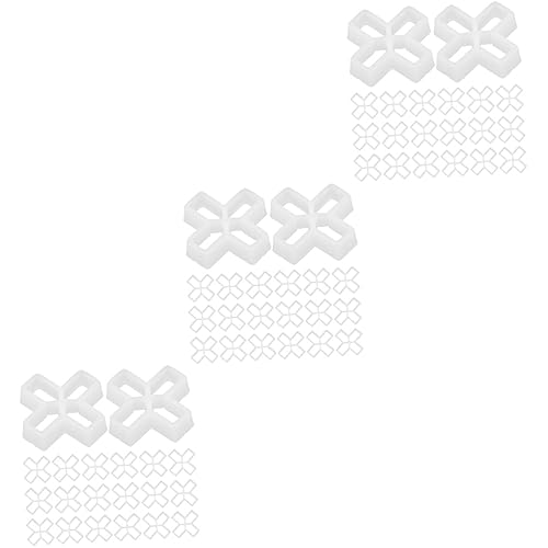 BESTonZON 300pcs Tile Leveling System Spacers for Accurate Tile Positioning Grout Clips for Wall and Floor Installation for Tiling Projects