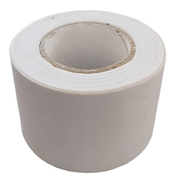 Image of VIBHA PVC Self Adhesive Tape For Air Conditioner Copper Pipe Wrapping Tape AC Insulation Tape Water Prof Heavy Duty 20 Meters Length, 48MM (White - 01)