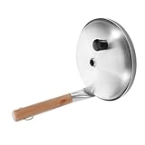 Mikikit Eltern-kind-donburi Japanische Eierpfanne Eierpochiererpfanne Eierpfanne Mit Deckel Kleine Eieranbaumpfanne Kleine Pfanne Rühreikocher Eierkocher Silver Hölzern