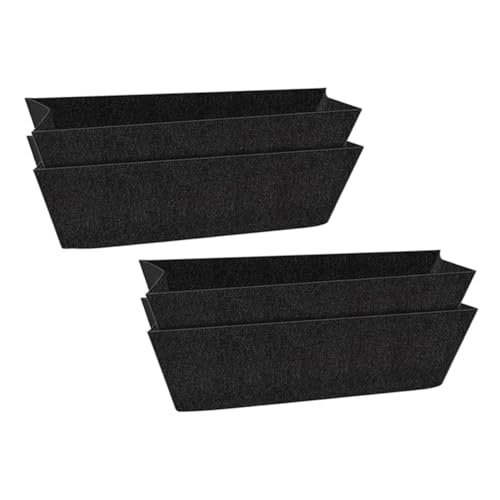 INOOMP Flowerpot Liner Set 4 Pack Felt Planter Liners Inserts for Home Office Dec
