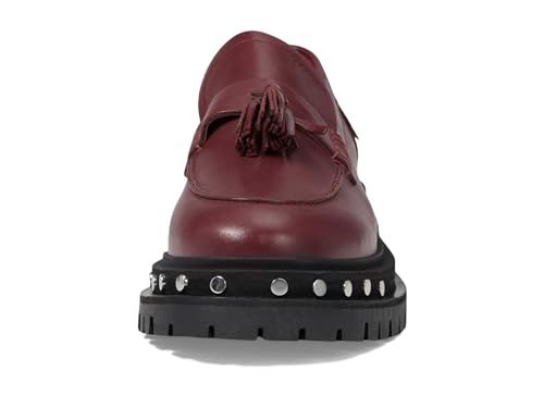 Image of Free People Teagan Tassel Loafers for Women - Sleek Leather Upper - Lugged Platform Sole - Synthetic Outsole