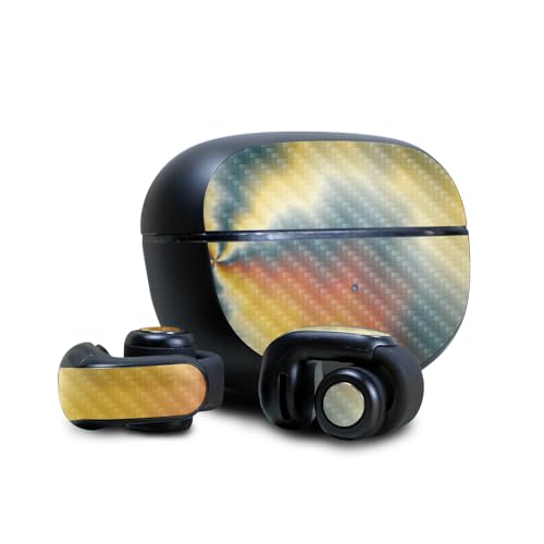 Image of Carbon Fiber Skin Compatible with Bose Ultra Open Earbuds - Eye of The Storm - Premium 3M Vinyl Protective Wrap Decal Cover - Easy to Apply | Crafted in The USA by MightySkins