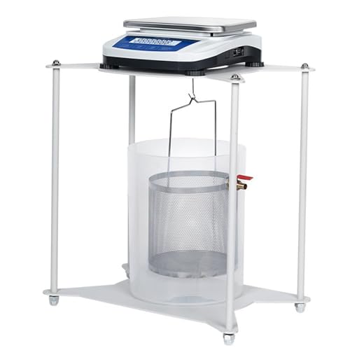 Balanza Hidrostática Electrónica De Laboratorio, Balanza Digital Estática De Agua De 5 Kg/0,1 G, con Pantalla Retroiluminada LCD, Recargable, Tiempo De Estabilización De 2-3 S