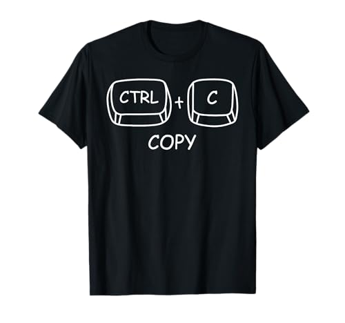 Copy Paste Ctrl C Ctrl V Happy Father's Day Couple Dad & Son T-Shirt