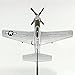 ZEZEFUFU Alloy 1/72 AF1 WWII US Army Air P-51 Mustang Fighter Aircraft Model Fighter Attack Plane Model for Collection Gift