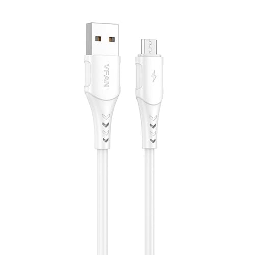VFAN Câble USB vers Micro USB Multicolore X12 3 A 1 m Blanc
