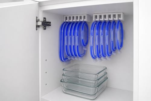 Colgador de Tapas Tupper para Armario – Organizador de Cocina Compatible con IKEA 365+, Pyrex y Otras Marcas de Recipientes Herméticos