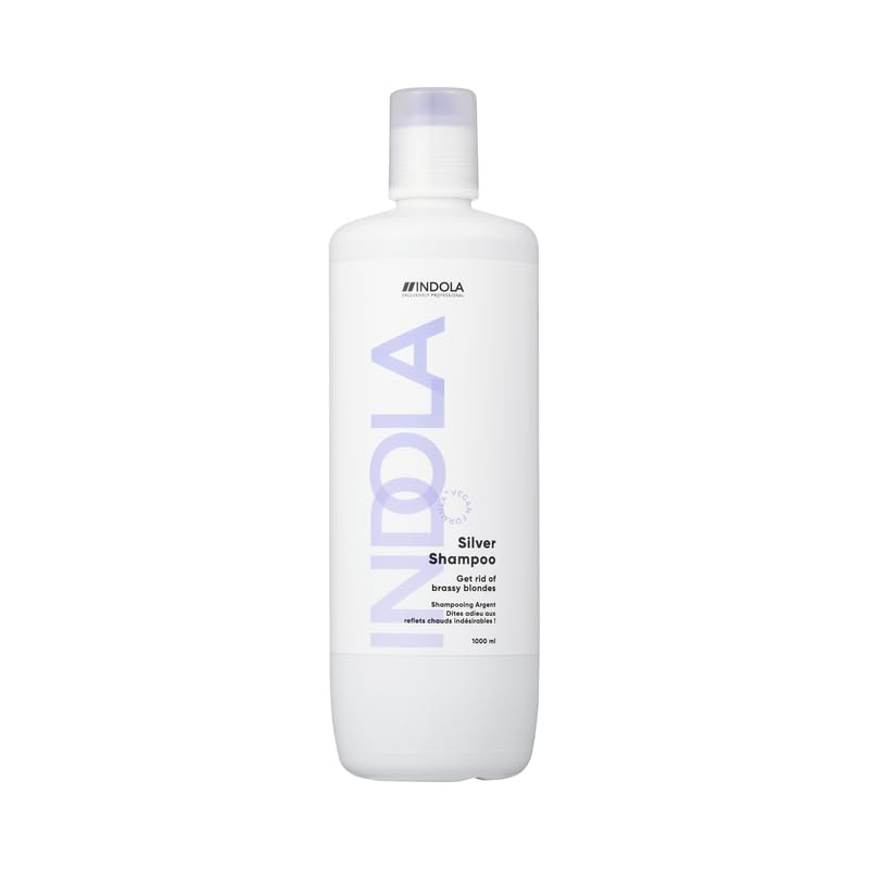 Indola Champú Especial Eliminar Canas 300ml | Ilumina, Hidrata y Reduce Tonos Cálidos