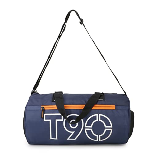 Image of Gym Duffle Bag Travel Duffle Bag Sports Bag with Separate Shoes Pocket for Unisex (Navy Blue)