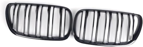 Parrilla de doble puente para parachoques de BMW X3 E83, rejilla frontal negro mate