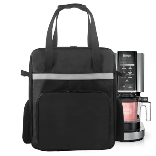 NUENSS-ROR Carrying Bag for Ninja CREAMi Ice Cream Maker NC301 & NC501, Portable Outdoor Ice Cream Maker Travel Carrier Case Bag, Ice Cream Machine Accessory Storage Bag
