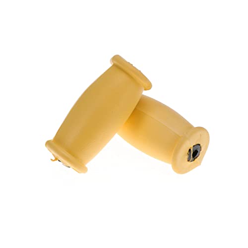 GOOHOCHY Pair Crutch Accessories Crutches Crutch Pads Gehhilfen Handle Grip for Crutch Cushion Grip Griffpolster Cane Handle Grip Crutch Feet Caps Replacement Crutch Parts Crutch Bag Yellow