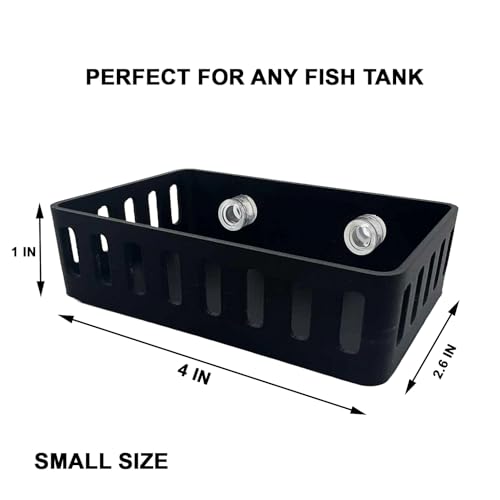 Image of Square Aquarium Filter Baffle, Universal HOB Filter Compatible, Slow Flow Design for Betta Fish and Shrimp Tanks (Small)