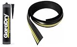 25mm High Garage Door Threshold Seal Kit 2.52m Length | Flexible PVC | Complete Kit Includes 1 Adhesive | GaraDry