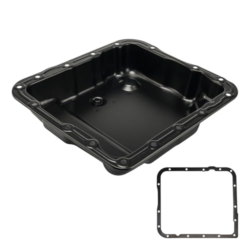 Image of KAX 265-811 Transmission oil pan with Drain Plug & Gasket Compatible with Silverado /Sierra /Tahoe /Yukon, Express /Savana 1500 /2500 /3500 /4500