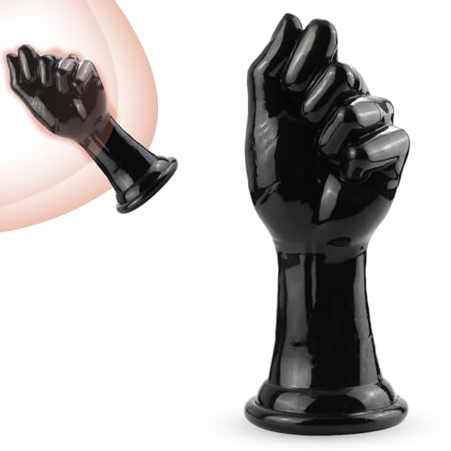 BDSMJOY Anal Dildo XXL,Fisting Analplug für Frauen und Männer,Analdilos Herren,Plugs Sexspielzeug Fist Sexspielzeug Anal Toys,Sexspielzeug für Paare extrem sex,Dildo mit Saugnapf (Schwarz)
