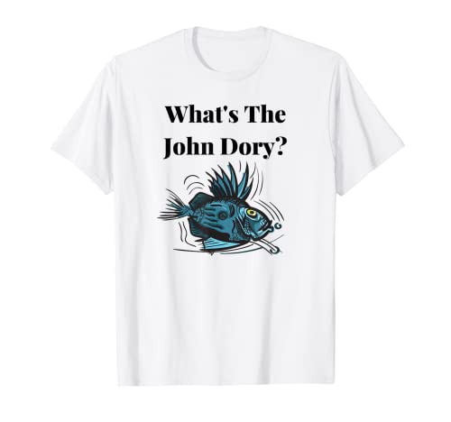 Australian Pun Fishing John Dory 楽しいストーリーTシャツ Tシャツのサムネイル