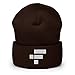 FTX Token Cryptocurrency Logo Hat (Embroidered Cuffed Beanie) Brown