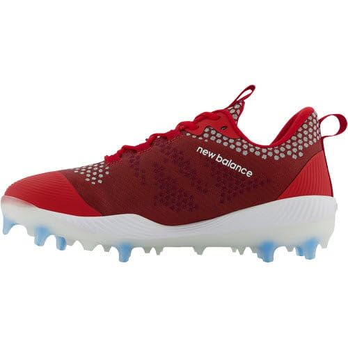 New Balance Mens COMPv3 TPU Baseball Cleats Red4