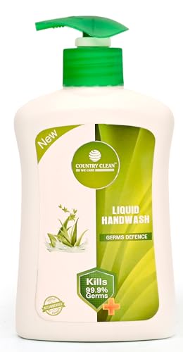 Image of Liquid Handwash - 250ml, Germ Protection and Antibacterial AloeVera Hand Wash, Soft on Hands with Refreshing Fragrance, Suitable for All Skin Types, Ideal for Daily Use