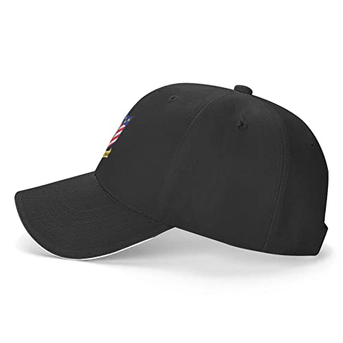 Gorra unisex estilo cowboy USS Ranger ajustable negra miniatura 3