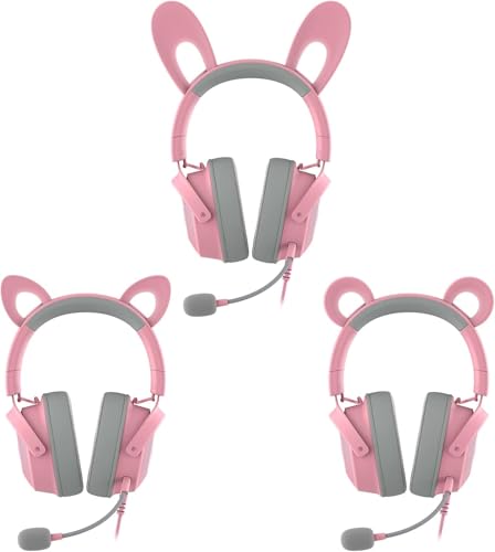 undefined Razer レイザー Kraken Kitty V2 Pro Quartz Pink ネコ/クマ/ウサギのイヤーデザインに交換可能な有線 ゲーミングヘッドセット 4つのRazer Chroma RGB ゾーン 取り外し可能なRazer HyperClear カーディオイドマイク TriForceチタン 50mmドライバー クラーケン キティー ブイツープロ クオーツピンク 【日本正規代理店保証品】 の商品画像 7